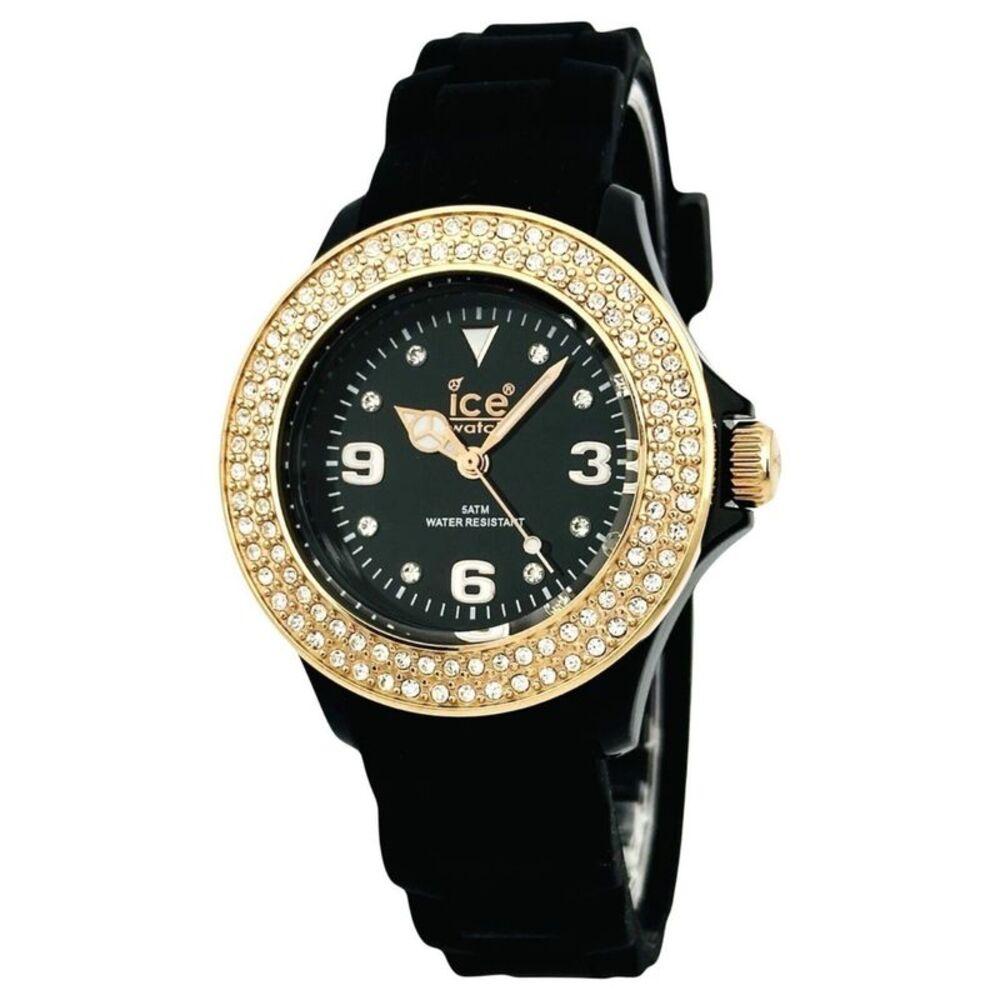 Ice watch Women's Stone sili Black Dial Watch - ST.BK.S.S.09